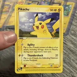 Pokemon Pikachu Common Regular EX Team Magma vs Team Aqua 43/95 50 HP Basic Card - Image 1