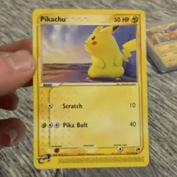 Pokemon Pikachu Regular Basic 50 HP Scratch Pika Bolt Pokemon Card Pokemon TCG - Image 1