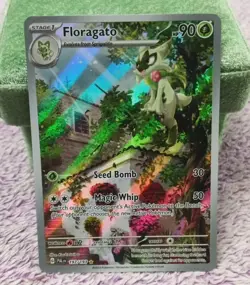 Pokemon Floragato 197/193 Illustration Rare Holo Paldea Evolved Card Mint - Image 1