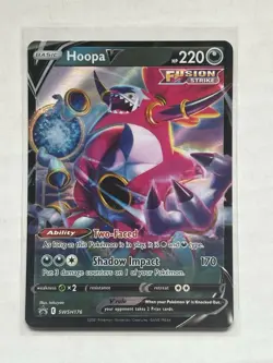 Hoopa V - SWSH176 - Pokemon Sword & Shield Promo Ultra Rare Holo Card NM - Image 1