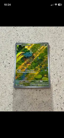 Bulbasaur 166/165 Sv: Scarlet & Violet 151 Holo Full Art Rare Pokemon Card - Image 3