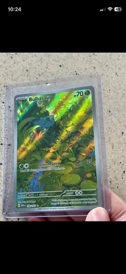 Bulbasaur 166/165 Sv: Scarlet & Violet 151 Holo Full Art Rare Pokemon Card - Image 4