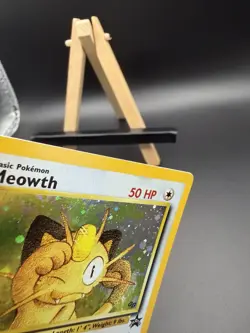 Pokemon Meowth TCG Black Star Promo Holo Card 10/53 WOTC GB Stamp MP - Image 5