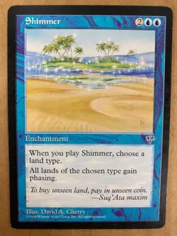 MTG 1x Shimmer Mirage Premodern Magic the Gathering Card x1 HP - Image 1