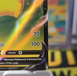 Pikachu V 086/264 Fusion Strike Ultra Rare Holo Pokemon TCG Card - Image 5