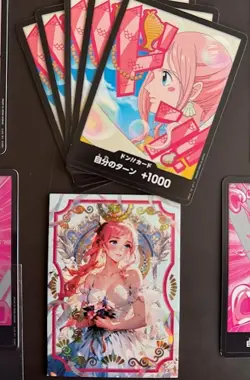 PINK SET / LOT -- 16 DON !! Card ONE PIECE TCG + 1 Wedding Rebecca CCG!!! - Image 3