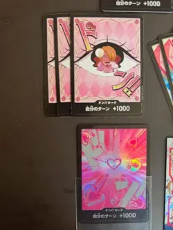 PINK SET / LOT -- 16 DON !! Card ONE PIECE TCG + 1 Wedding Rebecca CCG!!! - Image 5