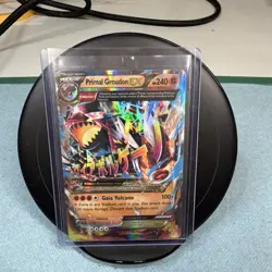 Pokemon TCG Primal Groudon EX Holo Card OMEGA 86/160 XY-Primal Clash - Image 1