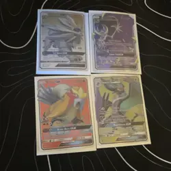 Pokemon TCG Sun & Moon GX Card Lot - Solgaleo, Lunala, Entei, Noivern - English - Image 1