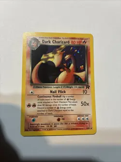Pokemon Dark Charizard TCG Holo Rare Card 4/82 NM/Mint Condition - Image 1