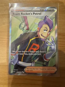 Team Rocket’s Petrel Card 226/182 Destined Rivals Pokemon TCG - Image 1
