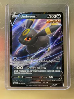 Umbreon V SWSH203 Sword & Shield Black Star Promo Pokemon TCG Card Near Mint - Image 1
