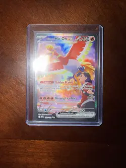 Pokemon Ethan's Ho-Oh EX Card 230/182 Scarlet and Violet Destined Rivals Mint/NM - Image 1