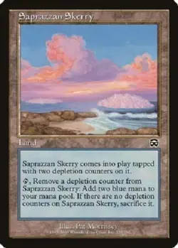 MTG magic 1x Saprazzan Skerry (LP) Mercadian Masques - Image 1