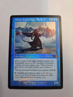 Urza, Lord High Artificer (Retro Frame) (Foil) (LP): Dominaria Remastered - Image 1