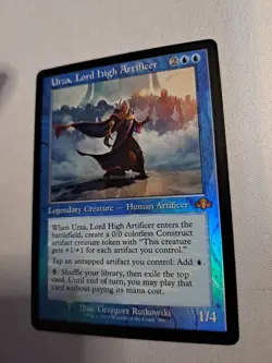 Urza, Lord High Artificer (Retro Frame) (Foil) (LP): Dominaria Remastered - Image 3