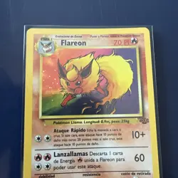 Flareon Pokemon Card TCG 3/64 HOLO Jungle 1999 WOTC - Image 3