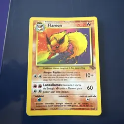 Flareon Pokemon Card TCG 3/64 HOLO Jungle 1999 WOTC - Image 4