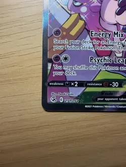 Pokemon Mew v Holo Alternative Art Ultra Rare TCG Fusion Strike Card 251/264 - Image 4