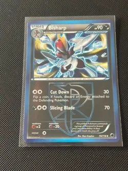 Bisharp (Team Plasma) 74 Pokemon Card -Plasma Freeze -Reverse Holo LP CONDITION - Image 1