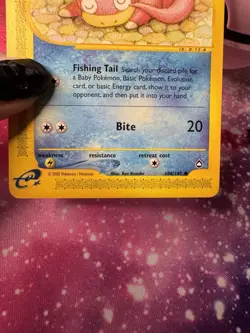 Pokemon Slowpoke 108/147 Aquapolis Regular E Reader NM Condition - Image 3