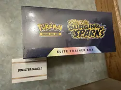 Pokemon TCG Scarlet & Violet Surging Sparks ETB & Booster Bundle Box English - Image 3
