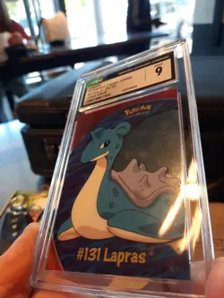Lapras Topps 2000 Series 3 Cgc 9 Mint PC10 Clear Card Pokemon psa 131 Pokemon NM - Image 2
