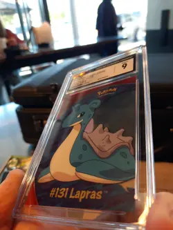 Lapras Topps 2000 Series 3 Cgc 9 Mint PC10 Clear Card Pokemon psa 131 Pokemon NM - Image 3