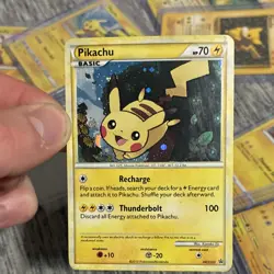 Pokemon TCG Pikachu Promo Holo HGSS HGSS03 Thunder Type Basic 70 HP English 2010 - Image 1