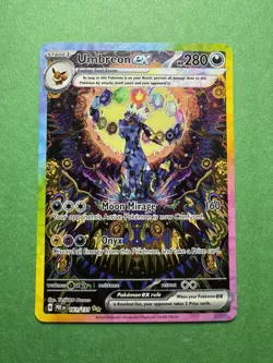 2025 POKEMON PRISMATIC EVOLUTIONS UMBREON EX 161/131! SPECIAL ILLUSTRATIONS RARE - Image 1