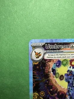 2025 POKEMON PRISMATIC EVOLUTIONS UMBREON EX 161/131! SPECIAL ILLUSTRATIONS RARE - Image 3