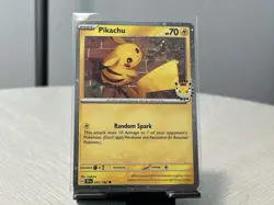 Pikachu 051/162 Pokemon Day 2026 - Anniversary Stamped - Cosmos Holo - Image 2