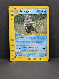 Feraligatr 012/165 Expedition Base Set Holo Ultra Rare Pokemon TCG Nintendo MP - Image 1