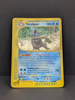 Feraligatr 012/165 Expedition Base Set Holo Ultra Rare Pokemon TCG Nintendo MP - Image 3