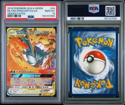 Pokemon TCG PSA GEM MINT 10 Moltres Zapdos Articuno GX 44/68 Hidden Fates - Image 5