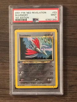 Pokemon Neo Revelation 1st Edition SKARMORY 23/64 PSA9 MINT # 47601340 - Image 3
