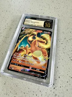 CGC Pristine 10 Charizard V #014 Star Birth 2022 Japanese Pokemon Double Rare - Image 3