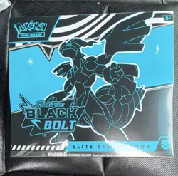 Pokemon Scarlet & Violet Black Bolt Elite Trainer Box Zekrom Meloetta Thundurus… - Image 1