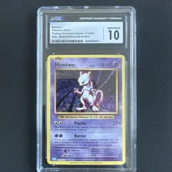 CGC 10 Mewtwo Holo 014/034 Pokemon Classic Deck 2023 GEM MINT - Image 2