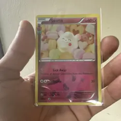 Pokemon Swirlix RC19/RC32 Generations Reverse Holo Basic 60 HP Tackle - Image 1