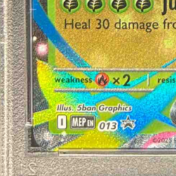 Mega Venusaur ex 2025 Pokemon MEP Black Star Promos #013 PSA 10 - Image 5