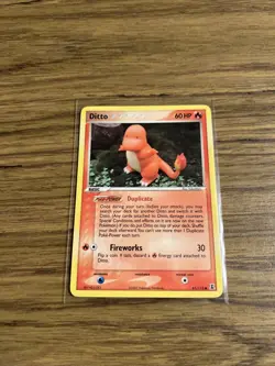 Pokemon Ditto Charmander 61/113 Reverse Holo EX Delta Species 2005 MINT - Image 1