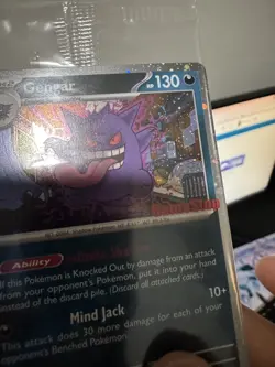 Pokemon Gengar GameStop Promo Holo 🌀 SWIRL – PSA 10 Contender – Well Centered - Image 4