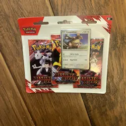 Pokemon TCG Destined Rivals 3- Pack Hanger w/ Kangaskhan - Image 5