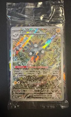 Pokemon TCG Card Magneton SVP 159 PROMO Surging Sparks SEALED - Image 1