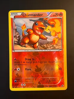 CHARMANDER 17/113 LEGENDARY TREASURES POKEMON REVERSE HOLO NM - Image 1