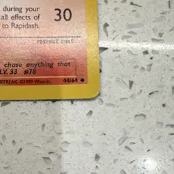 1999 Pokemon Rapidash 1st Edition Jungle 44/64 Uncommon 70 HP WOTC English - Image 5