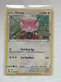 Blissey 052/078 Pokemon GO Holo NM SWIRL - Image 1