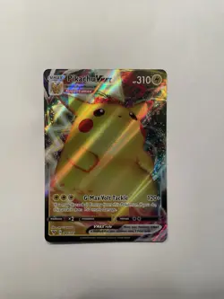 2020 Pokemon Pikachu VMAX 044/185 Vivid Voltage Ultra Rare Full Art - Image 1