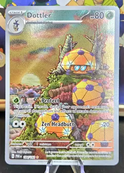 🔥 Pokemon TCG 🌟 Dottler 184/182 Illustration Rare IR Holo SV04: Paradox Rift - Image 1